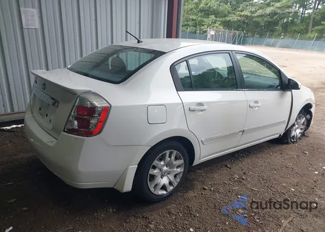 2012 Nissan Sentra 2.0 S z USA, uszkodzony, nr VIN 3N1AB6AP4CL774548